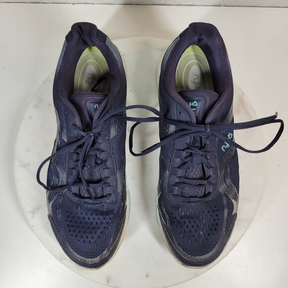 Ryka Devotion Plus 2 Womens Sneakers 11 Blue Lace Up Athletic Running Walking - Picture 7 of 13